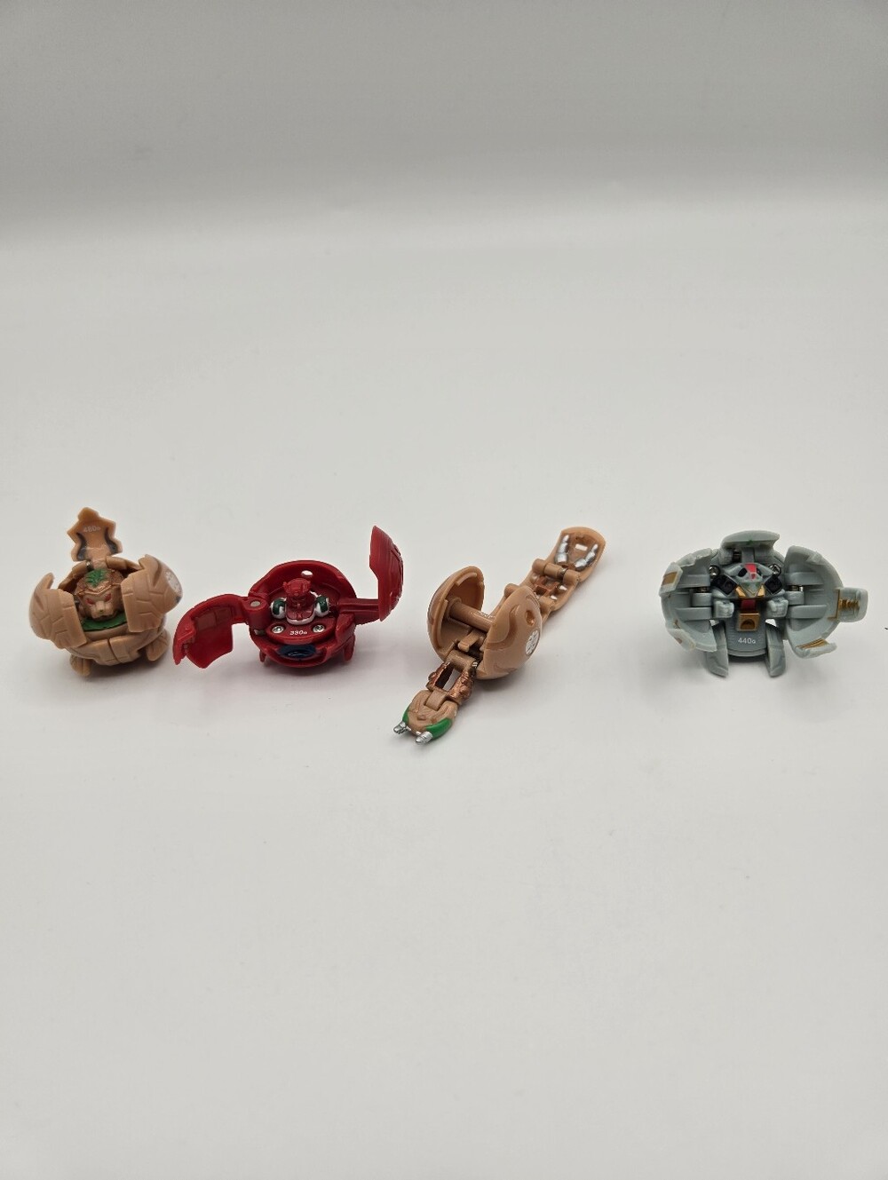 Vintage 2008 Bakugan Battle Brawlers Classic B1 Figures Lot Of 4 NO CARDS